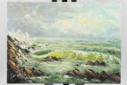 Original Italian Seascape By Rudolfo Lufelli