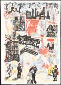 Lithograph In Colours Printers Proof. Chris Orr
