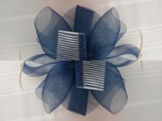 2 X Fascinators Pink And Blue