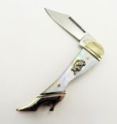 Steel Warrior Mother of Pearl Pocket Knife
