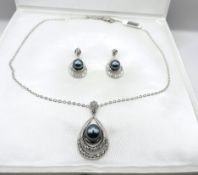 Necklace & Earrings Set New With Gift Box
