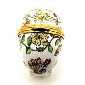 Vintage Staffordshire Enamels Egg