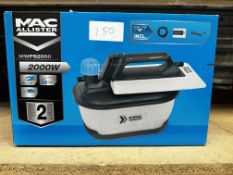 Mac Allister Wall Paper Stripper. RRP £30 - Grade U