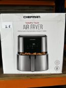 Chefman Turbofry Touch Air Fryer. RRP £60 - Grade U