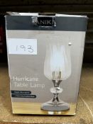 Anika Hurricane Table Lamp. RRP £25 - Grade U