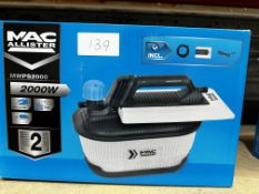 Mac Allister Wall Paper Stripper. RRP £30 - Grade U
