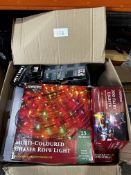 Large Box of Assorted Electrical Items and Household. RRP £150 - Grade U