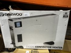 Daewoo Convector Heater. RRP £40 - Grade U
