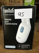 Braun Nasal Aspirator. RRP £30 - Grade U