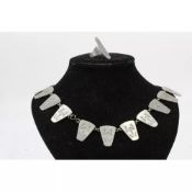 Vintage Jorgen Jensen - A Pewter Necklace and Ring With Valuation