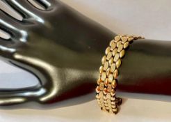 Lovely Vintage Gold Plated Chain Bracelet