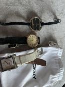 Three Watches Including DKNY and Sekonda