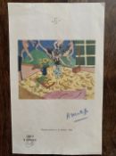 A Signed Print By Henri Matisse Entitled 