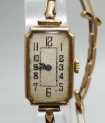 Antique Stunning Lady's 9ct Gold Cased Wristwatch