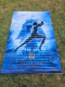Peter Pan UK Original Cinema Vinyl Banner 2003