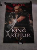 King Arthur 2004 UK Cinema Advance Banner - Ray Winstone Playing Bors