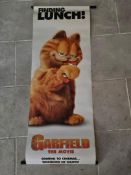 Garfield Cat The Movie Original Cinema Banner 2004 Vinyl. Finding Lunch