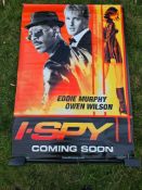 I Spy - Original Cinema Vinyl Banner Starring Eddie Murphy, Owen Wilson, Famke Janssen