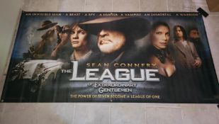 The League of Extraordinary Gentleman Original UK Cinema Vinyl Banner Sean Connery
