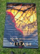 The Village Original Vinyl Cinema Banner 2004 Let The Bad Colour Not Be Seen. It Attracts Them