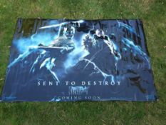 Hellboy Movie 2004 Original Vinyl Cinema Banner