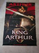King Arthur 2004 UK Cinema Advance Banner - Clive Owen Playing King Arthur