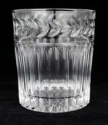 Set of 6 Fine Stuart Crystal Senator Pattern Tumblers