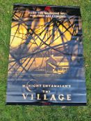 The Village Original Vinyl Cinema Banner 2004 Heed The Warning Bell, For They Are Coming