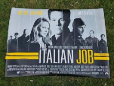 Italian Job Original Vinyl Cinema Banner 2003 (Double Sided - Same Image On Both Sides)