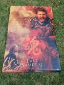 The Last Samurai UK Cinema Vinyl Banner Tom Cruise Playing Nathan Algren