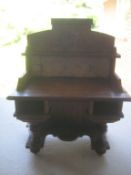 Vintage Dolls House Wooden Wash Stand