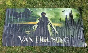 Hugh Jackman - Van Helsing Original UK Cinema Banner Action/Horror Film 2004 Vampire Slayer Dracu...