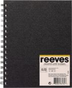 5 x Pack of 5 Reeves Hardback Sketchbooks - A5 Spiral-Bound Sketchbook With 80 Pages RRP £6.29 ea