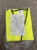 4 x Step Ahead High Vis Waistcoats Universal Size Ideal For Car Boots, Market Stalls