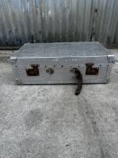 Retro Decortaive Metal Trunk/Flight Case - Approx. RRP £100