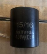 Halfords Advanced Sockets x 50