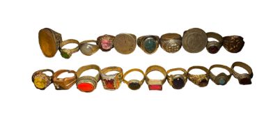 20 Near Eastern Rings, Islamic, Middle Eastern (£7 UK £20 International Post)