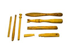 Collection of Bone Items, Found On Thames Foreshore (£7 UK £20 International Post)