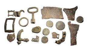 Antiquities: Mixed Lot of Metal Detecting Finds (£7 UK £15 International Post)