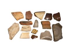 Early Pottery Fragments, Thames Foreshore Finds (£7 UK £20 International Post)