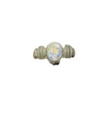 Antiquities: Roman Bronze and Blue Enamel Ring (Cracked Band) (£6 UK £15 Int)