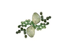 Antiquities: Roman Green Glass Beads (£7 UK £15 International Post)