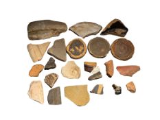 Early Pottery Fragments, Thames Foreshore Finds (£7 UK £20 International Post)
