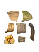 17th Century Pottery Fragments, Thames Foreshore (£7 Post, £20 International Post)