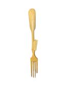 Napoleonic POW Carved Bone Fork (£7 UK - £15 Int Post)