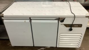 Brand New Stainless Steel Double Door Under Counter Fridge