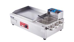 Brand New Electric Griddle Countertop & Deep Fryer 2 In 1
