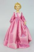 Royal Worcester Figurine Grandmothers Dress Pink Dress