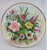 Aynsley Fruit Cabinet Plate