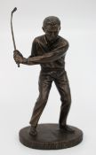 Vintage Golfing Figurine